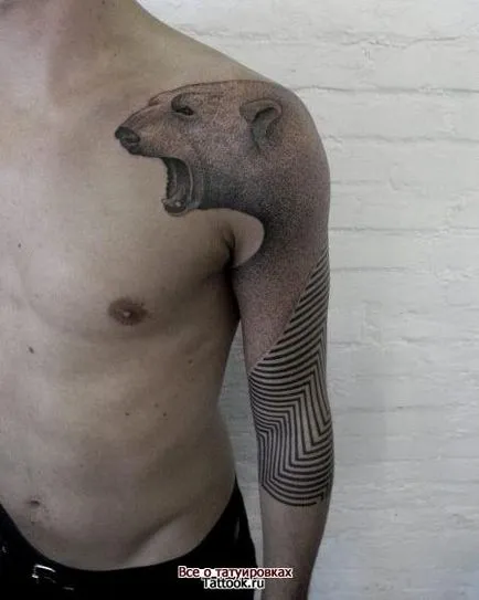 Képek és jelentősége a tetoválás medve