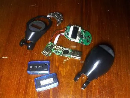 Fm-trasmitter táplált USB port akkora, mint egy USB flash meghajtó