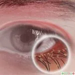 Eye acarianul simptome, tratament și cauzele Demodex, foto și video