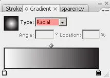 instrument de gradient în Adobe Illustrator