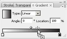 instrument de gradient în Adobe Illustrator