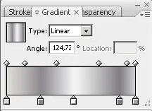 instrument de gradient în Adobe Illustrator