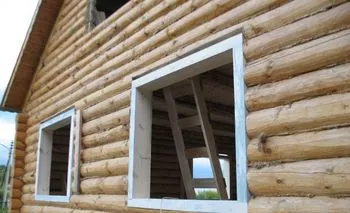 Utasítás №5 telepítése műanyag ablakok a fából készült ház rönk