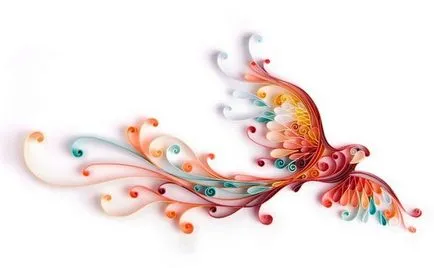 Quilling art Yulii Brodskoy - uamastera - szól merített Ukrajnában