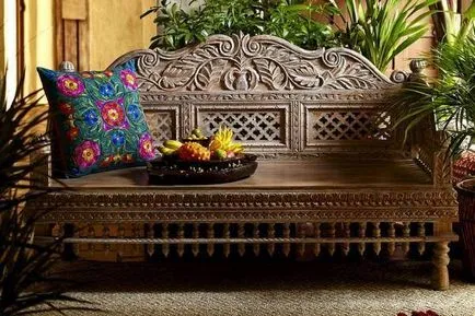 mobilier indian și decor în interior