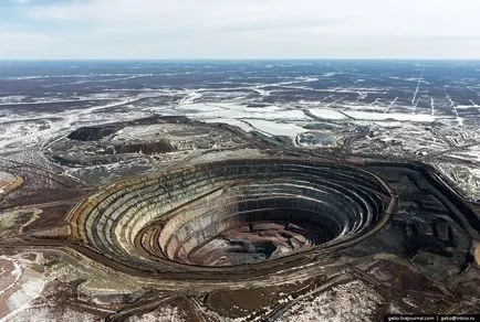 Ahogy bányászott gyémánt Yakutia