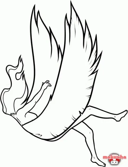 Cum de a desena un înger care se încadrează din cer pe treptele cum să atragă cu ușurință un creion, stilou sau