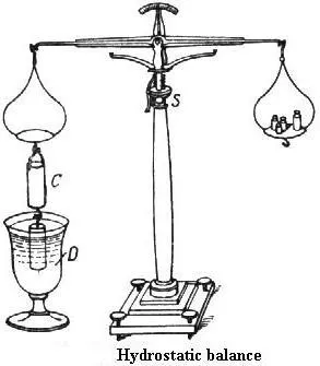 Hidrostatica Scales Galileo