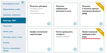 Как да прехвърля вода показанията на измервателните уреди онлайн чрез държавния орган