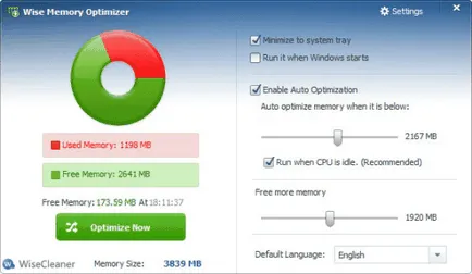 Hogyan tisztítsa meg a RAM a számítógépen Windows 7 - hogyan kirak kézzel és használata