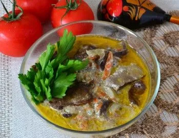 Cum de a găti ficat Stroganoff, o hozoboz reteta clasica - știm totul despre produsele alimentare