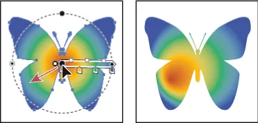 Cum se aplica sau de a modifica un gradient în ilustrator