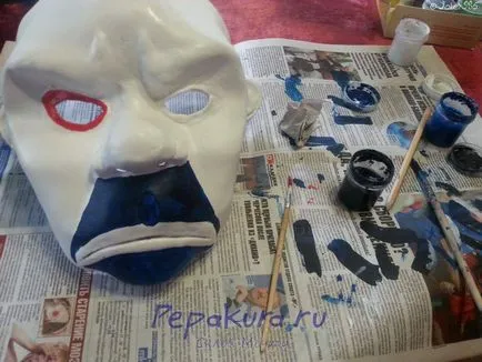 Как да си направите маска на жокер със собствените си ръце от joker985, pepakura