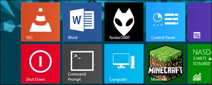 Cum de a crea dale pentru orice programe desktop în Windows 8