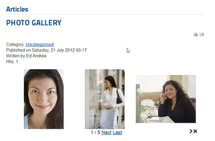 Как да се създаде проста галерия за Joomla - joomspider, уроци Свързване с Facebook Joomla, версия за сваляне,