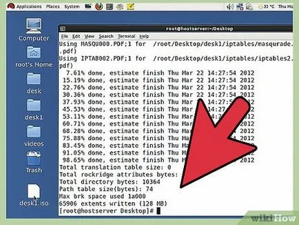 Cum de a crea un fișier ISO în Linux