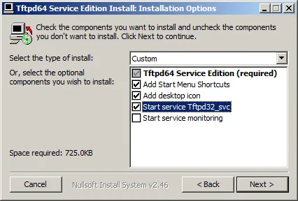 Hogyan telepítsük a tftp szerver tftpd64 szolgáltatás kiadás például felállítása Windows és Linux szerverek