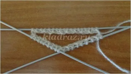 Cum să tricot cu un deget ace de tricotat pentru incepatori pas cu pas, cu fotografii