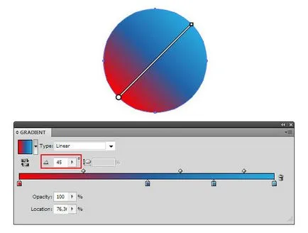 Hogyan kell kezelni a gradiens kitölti az Adobe Illustrator - rboom