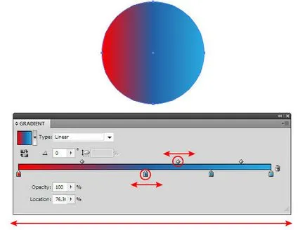 Hogyan kell kezelni a gradiens kitölti az Adobe Illustrator - rboom