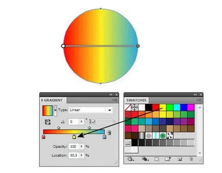 Hogyan kell kezelni a gradiens kitölti az Adobe Illustrator - rboom