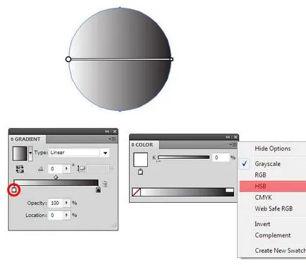 Hogyan kell kezelni a gradiens kitölti az Adobe Illustrator - rboom