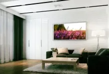 Picturile de pe perete în camera de zi, în interior, o fotografie pentru o cameră într-un design modern, stil de bucătărie ca