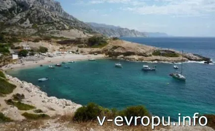 Calanques în Marsilia, Calanques in Cassis, fiord Franceză