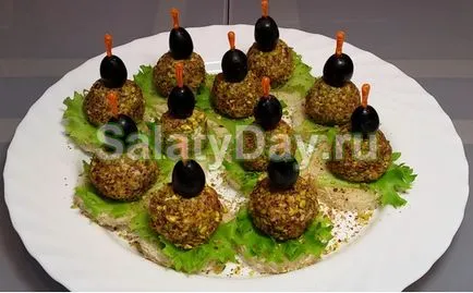 Canapes a büfék - elegáns megoldásokat recept fotókkal és videó