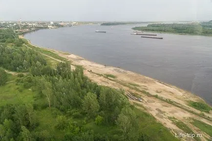 Въжена линия в Нижни Новгород - за любителите на височина