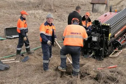 Szúrja vízszintes irányú fúráshoz technika