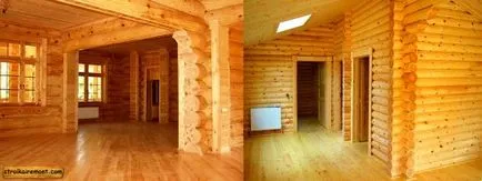 Atunci când construirea unei case este cel mai bun din lemn