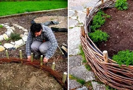 Un pat de flori în coș - ideea originală pentru fotografii grădină de flori 82