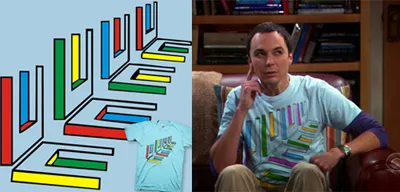Gyűjtemény Dr. Sheldon Cooper pólók sorozat The Big Bang Theory