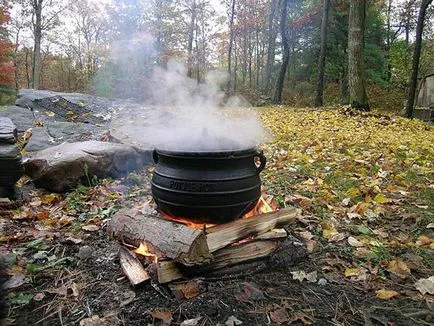 Smokehouse с вода печат структура, принцип на работа