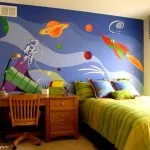 Stilul spațiu în copii cum pentru a decora camera de tineri iubitor de spațiu, copiii noștri