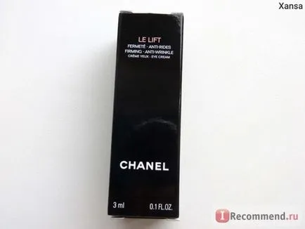 Crema pentru pielea din jurul ochilor chanel Le lift - „și dacă nu știi ce este Chanel, părerea ta se schimba