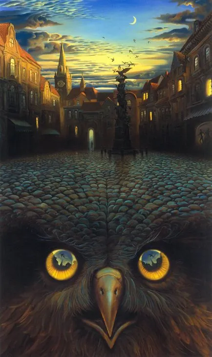 picturi Magic Vladimira Kusha, pictor suprarealist român