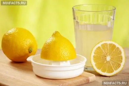 Мед лимон и използване на водите и прилагане