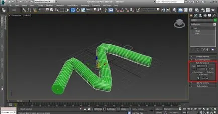 Модификатор таванско в 3D Max