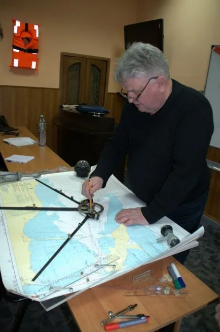 A part menti hajózás - flagman - navigáció