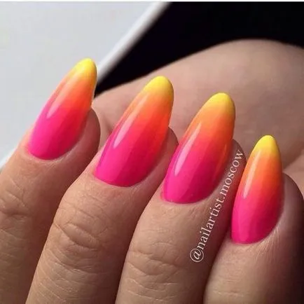 Gradient Маникюр Лак за нокти 103 снимки -photo дизайн дизайн