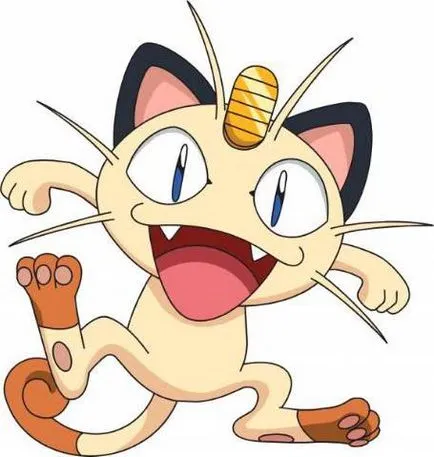 Meowth Pokemon care știe cum să vorbească ca un om