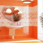 Orange baie stiluri și materiale pentru finisaje posibile