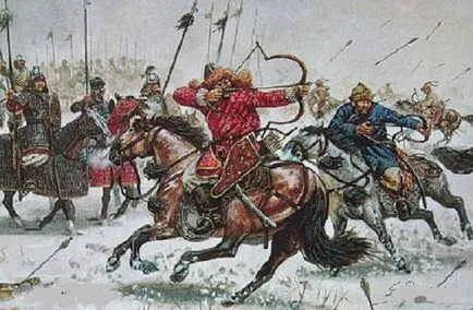 В края на игото на Монголската-татарски - когато най-накрая бе свален, който спечели