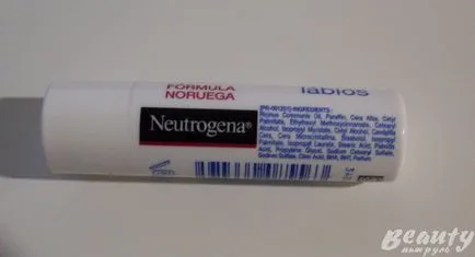 Review-uri de balsam, Neutrogena ruj