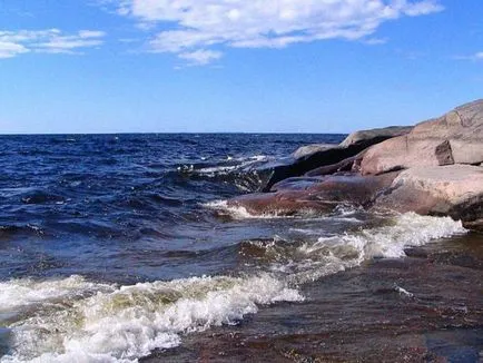 Ladoga-tó leírása, mélység, topográfia, hal