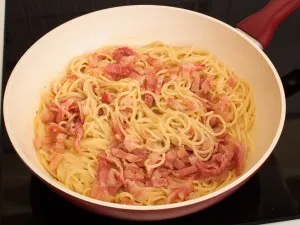 „Carbonara” tészta