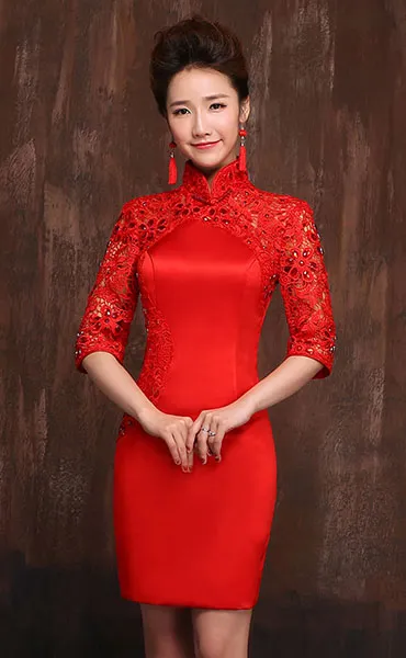 Rochie în stil chinezesc elegant și grațios