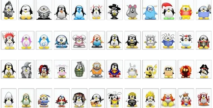 Penguin pe unghii